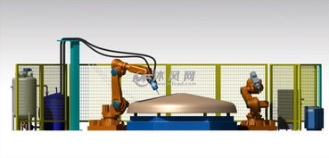 自动化机器人焊接加工设备设计模型